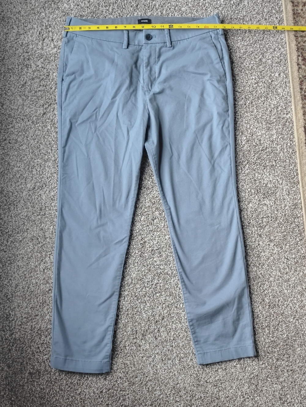 Express Men's Skinny Chinos in Light Blue